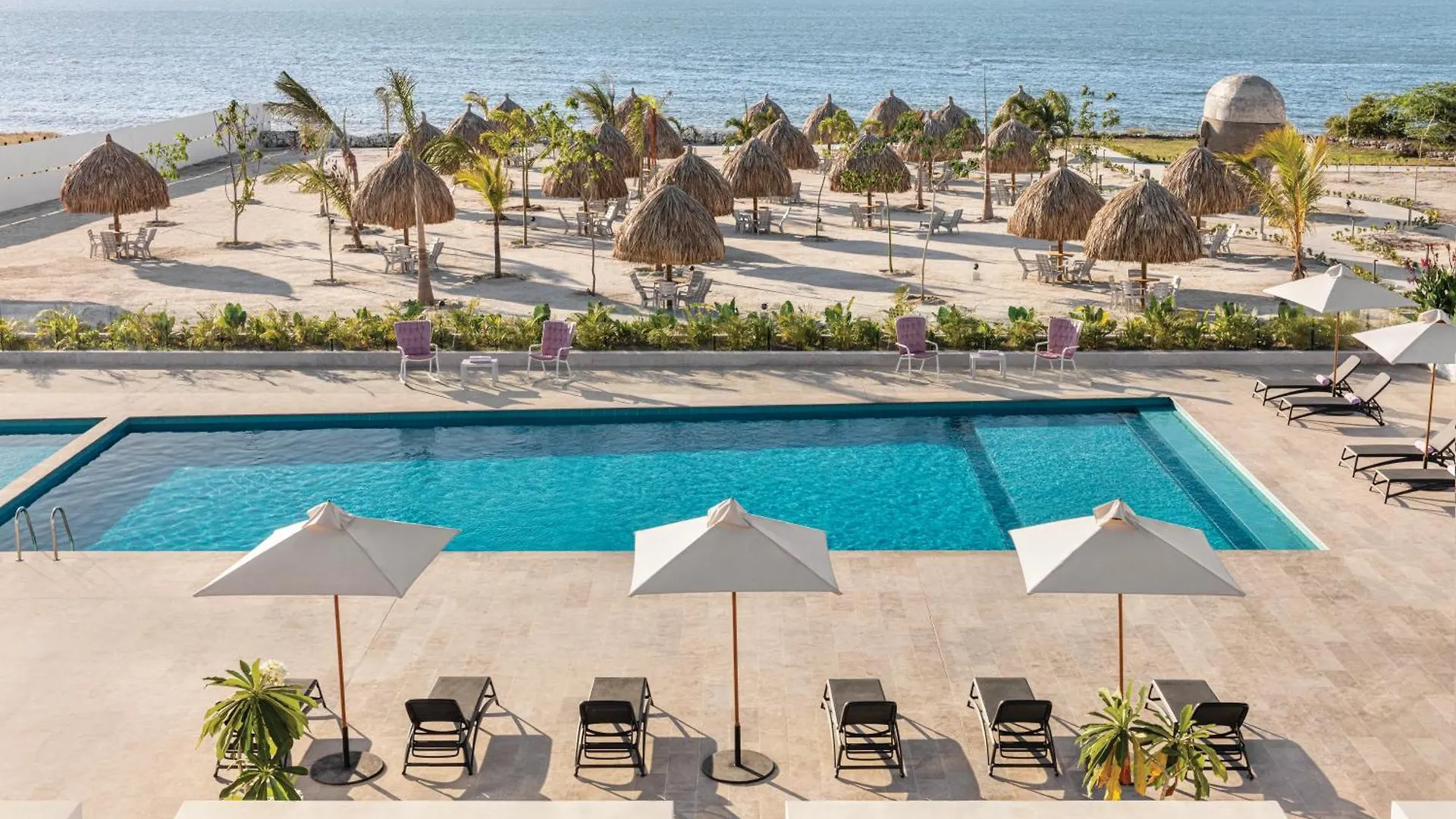 Wyndham Santa Marta Aluna Beach Apartments location